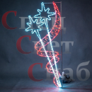 Светодиодная консоль "Фейерверк" 150х60 см