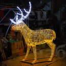 Фигура уличная световая "Олень Благородный" 2.1м